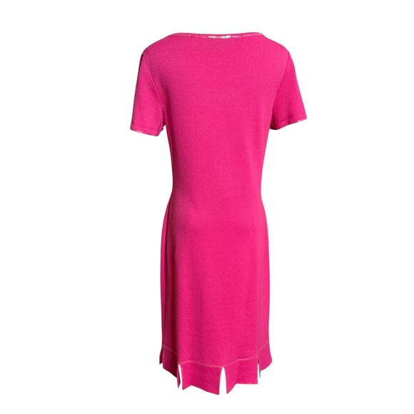 St. John Evening By Marie Gray Pink Knit Dress Size 4 Luxury Santana Knit - Picture 5 of 10